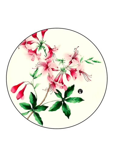 Flowers Printed Fridge Magnet Multicolour