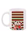 Mickey And Minnie Printed Coffee Mug White/Black/Green 11ounce