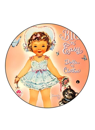 A Girl Printed Fridge Magnet Multicolour