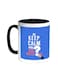 Keep Calm And Ask Questions Printed Coffee Mug Black/White 11ounce
