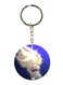 Double Sided Sonic Printed Keychain