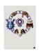 Metal Plate Of The Anime Digimon Poster Multicolour
