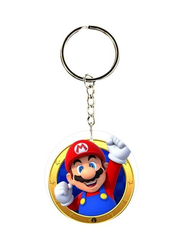 Mario Cartoon Character Themed Keychain