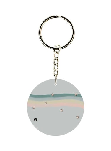 Star Printed Keychain