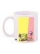 SpongeBob SquarePants Printed Coffee Mug White/Pink/Yellow 11ounce