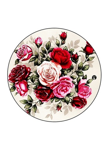 Flowers Printed Fridge Magnet Multicolour 5.5 x 5.5cm