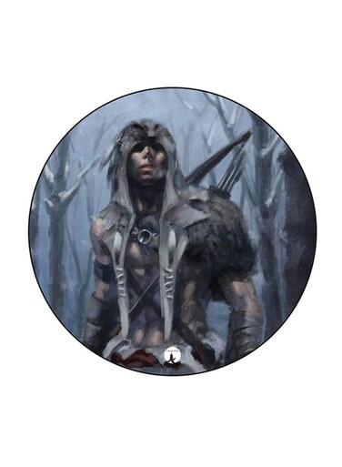 Video Game Assassin'S Creed Printed Fridge Magnet Round Multicolour