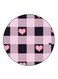 Hearts Printed Fridge Magnet Multicolour