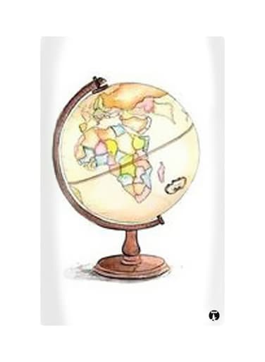 Printed Fridge Magnet Multicolour 8.5x0.4x5.5cm
