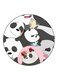 We Bare Bears Printed Fridge Magnet Round Multicolour