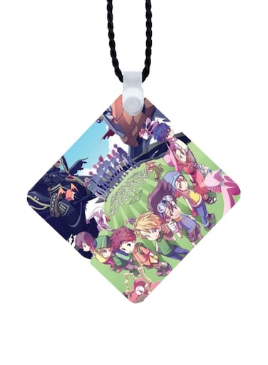 Printed Car Mirror Pendant