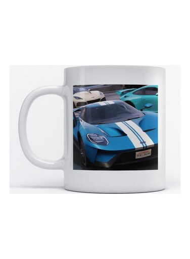 Mug Rebel Racing Game for Coffee and Tea White