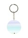 Rainbow Printed Double Sided Keychain