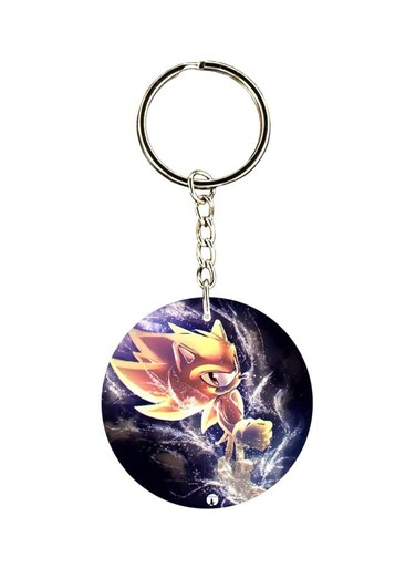 Sonic Double Side Printed Keychain
