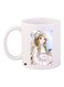 Anime Character Printed Coffee Mug White/Blue/Gold 11ounce