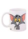 Tom Printed Coffee Mug White/Grey/Pink 11ounce