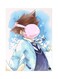 Metal Plate Of The Anime Digimon Poster Multicolour