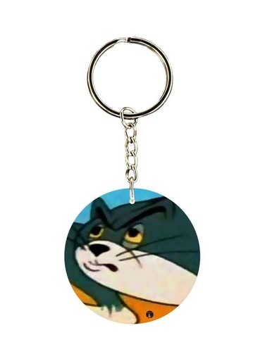 Tom Printed Dual Sided Keychain