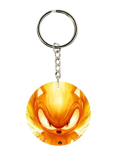 Sonic Printed Keychain