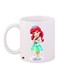 Girl Printed Coffee Mug White/Blue/Red 11ounce