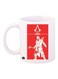 Assassin's Creed Video Game Printed Mug Red/White Standard Size