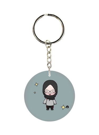 Printed Single Sided Keychain