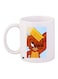 Jerry Printed Coffee Mug White/Yellow/Brown