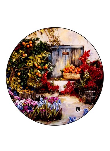 Vintage Art Printed Fridge Magnet Multicolour