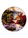 Vintage Art Printed Fridge Magnet Multicolour