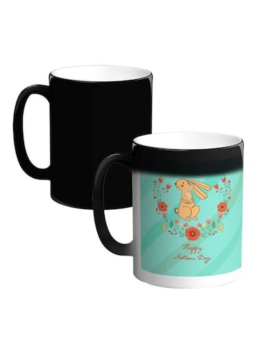 Happy Mother's Day Printed Magic Coffee Mug Black 12ounce
