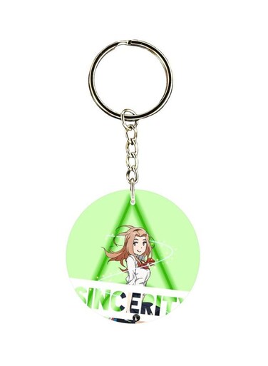 Anime Digimon Double Side Printed Keychain