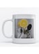 Lemon Printed Mug White/Grey/Yellow 9.2x7.7cm