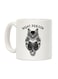 Night Person Owl Printed Coffee Mug White