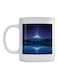 Mountain Printed Mug White/Blue