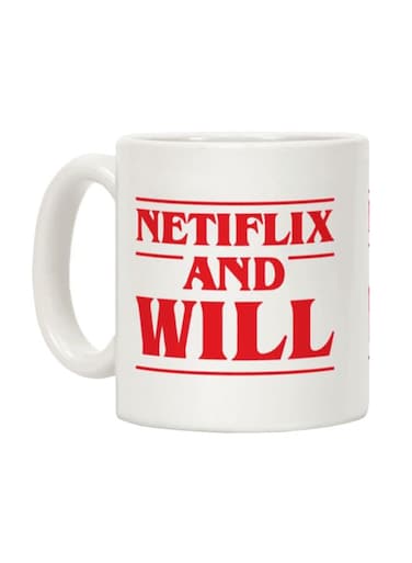 Netflix And Will Printed Coffee Mug White