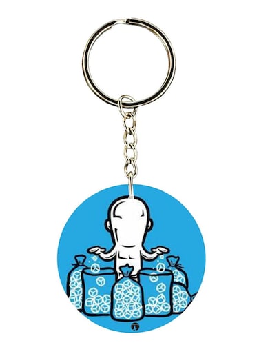 Double Sided Iceman Printed Keychain