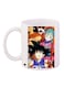 Dragon Ball Printed Coffee Mug White/Orange/Blue 11ounce