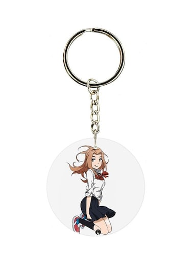 Anime Digimon Double Side Printed Keychain