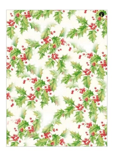 Printed Decorative Plate Multicolour 15 x 20cm