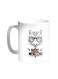 Hard Working Printed Coffee Mug White 11ounce