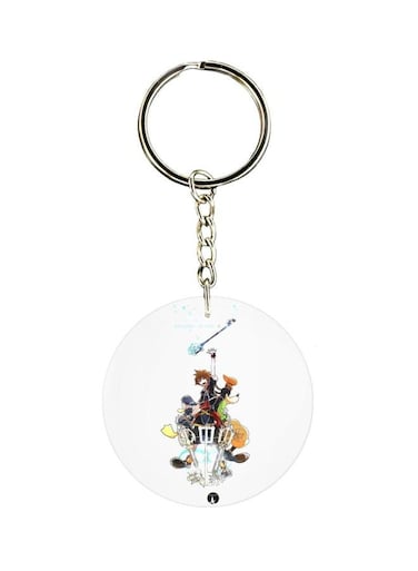 The Kingdom Hearts Video Game Printed Keychain