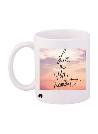 English Phrases Printed Mug White/Pink/Black Standard Size
