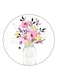 Flowers Printed Fridge Magnet Multicolour