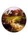 Vintage Art Printed Fridge Magnet Multicolour
