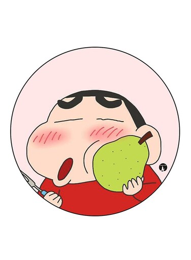 The Anime Shin Chan Printed Fridge Magnet Multicolour
