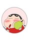 The Anime Shin Chan Printed Fridge Magnet Multicolour