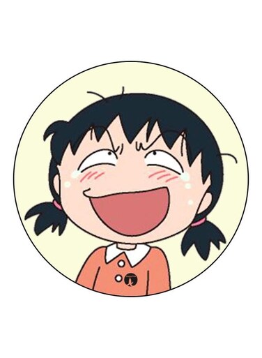 Cartoon Printed Fridge Magnet Beige/Black/Pink 5.5cm