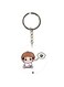 Cartoon Boy Printed Dual Sided Keychain