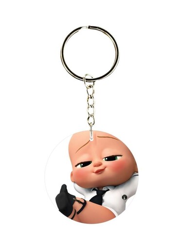 Cartoon Charecter Printed Key Chain