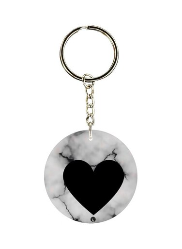 Heart Printed Keychain